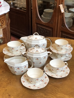 Conjunto de chá Art Deco em porcelana tcheca - comprar online