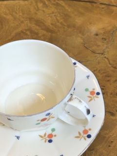 Conjunto de chá Art Deco em porcelana tcheca - Art Rarus Antiquário