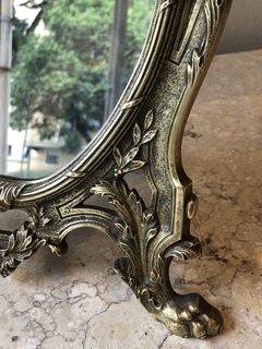 Espelho de mesa em bronze