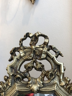 Espelho de mesa em bronze - Art Rarus Antiquário