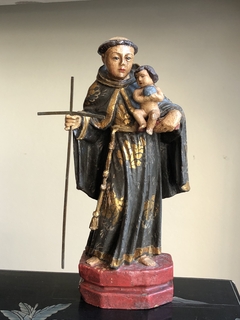 Santo Antônio em madeira século XIX