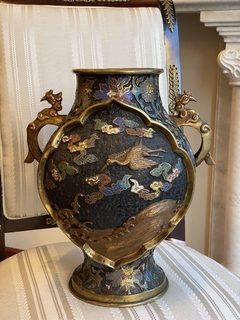 Ânfora de cloisonné século XIX