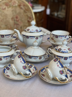 Conjunto de chá porcelana Real - Art Rarus Antiquário