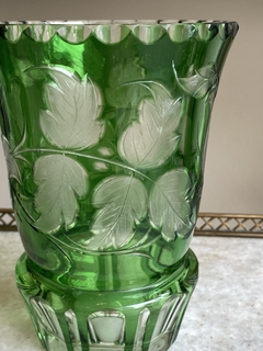 Vaso cristal verde - loja online