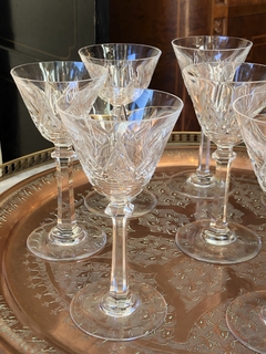 Conjunto de 8 taças de vinho branco Baccarat - loja online