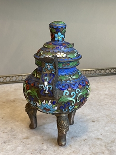 Incensário de cloisonné - Art Rarus Antiquário