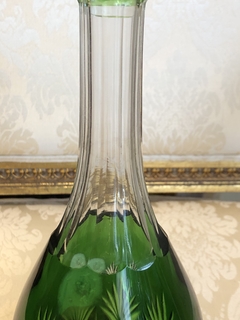 Licoreira em cristal verde St.Louis - comprar online