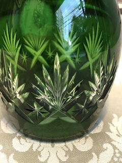 Licoreira em cristal verde St.Louis - comprar online