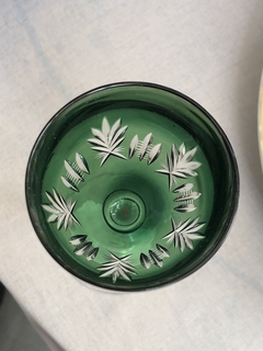 Imagem do Taça em cristal verde St. Louis