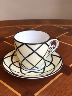 Xícara de café em porcelana Vista Alegre Art Deco - comprar online