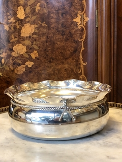 Bowl em metal espessurado a prata