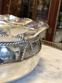 Bowl em metal espessurado a prata - Art Rarus Antiquário
