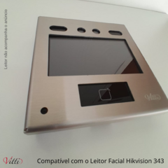 PROTETOR INOX LEITOR FACIAL HIKVISION DS-K1T343MWX (14X13H) na internet