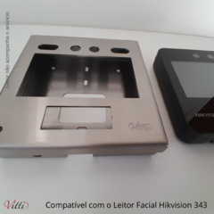 PROTETOR INOX LEITOR FACIAL HIKVISION DS-K1T343MWX (14X13H) - Vitti