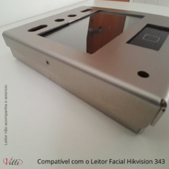 PROTETOR INOX LEITOR FACIAL HIKVISION DS-K1T343MWX (14X13H) - loja online