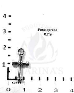 Dijes de Fundición Níquel Brillante "I" - comprar online