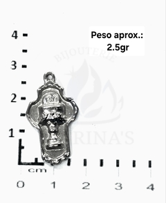 Dijes de Fundición Níquel Brillante "I"