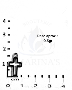 Dijes de Fundición Níquel Brillante "I"