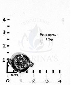 Dijes de Fundición Níquel Brillante "II" - comprar online