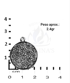 Dijes de Fundición Níquel Brillante "II"