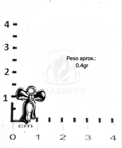 Dijes de Fundición Níquel Brillante "IV"