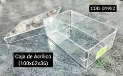 Caja de Acrílico c/ Tapa 4072