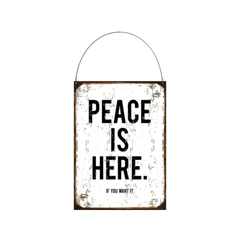 Peace is here