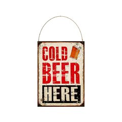 Cold beer here cerveza