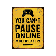 You can't pause online miltiplayer