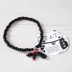 PULSERA BUENA VIBRA NEGRA - comprar online