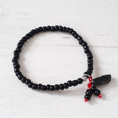 PULSERA BUENA VIBRA NEGRA