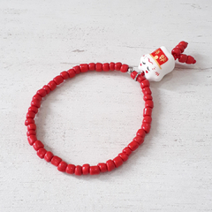 PULSERA BUENA VIBRA ROJA