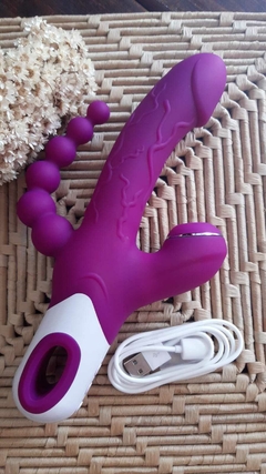 VIBRADOR PONTO G SUGADOR DE CLITÓRIS E ESTIMULADOR ANAL na internet