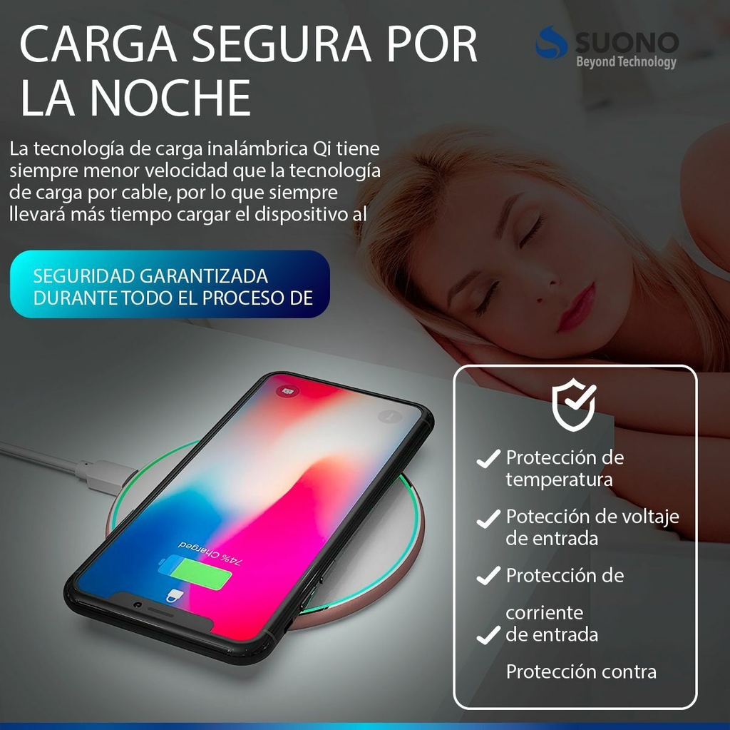 Cargador inalambrico media discount markt