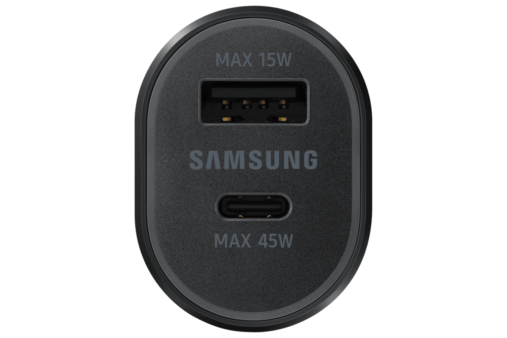 Cargador para Auto (45W + 15W) + Cable USB-C Samsung