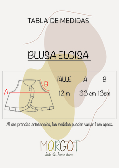 Blusa Eloisa - comprar online