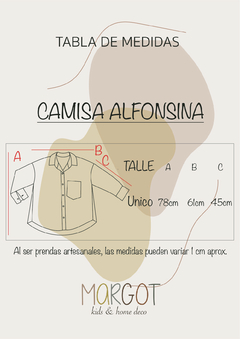 Camisa Alfonsina - TIENDAMARGOT