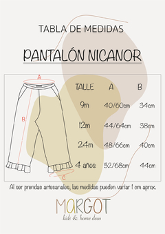 Pantalon Nicanor - tienda online