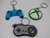 Kit com 3 chaveiros no tema Gamer (Snes, Xbox, Playstation)