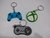 Kit com 3 chaveiros no tema Gamer (Snes, Xbox, Playstation) - comprar online
