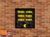 Placa Decorativa Pacman Q01 19,5cm x 19,5cm