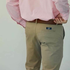 Pantalón elastizado Delon Beige en internet