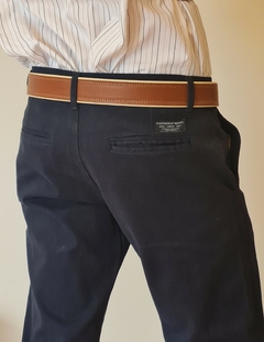 Pantalón elastizado Delon Azul - comprar online