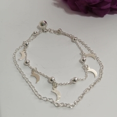 PULSERA DOBLE LUNA