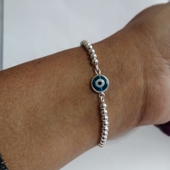 PULSERA BOLITAS OJO TURCO - comprar online