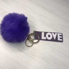 Llavero pompón love - maruaccesorios