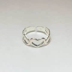 Anillo Falange corazones - maruaccesorios