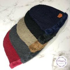 Gorro + cuello tejido de lana Unisex - maruaccesorios