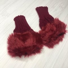 Guantes mitones peludos - maruaccesorios