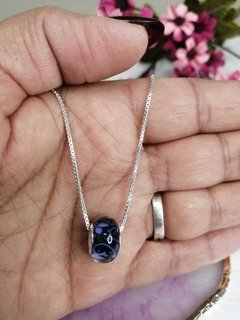 Colgante Dije Esfera Piedra Azul - comprar online